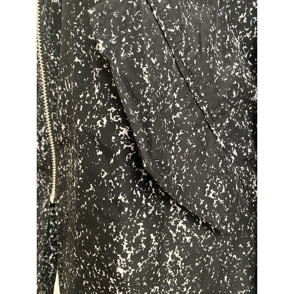 Belmar 16eme Nord Windbreaker Jacket Black White Zip Long Sleeve Pockets Hood L - Picture 6 of 8